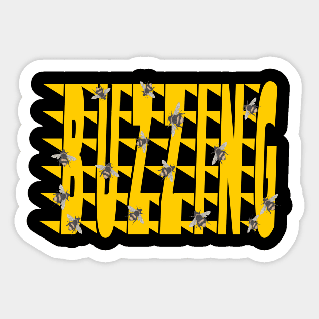 Buzzing Sticker by KristinaEvans126